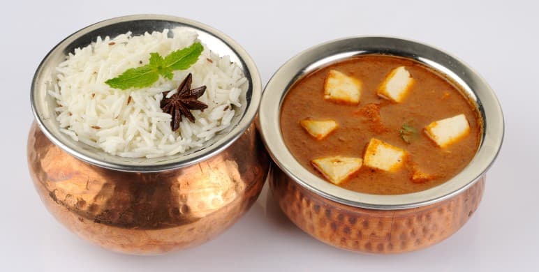 Best Panner Butter Masala & White Rice in Saint Paul