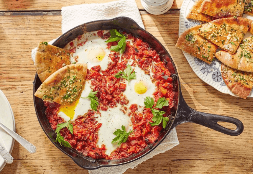 Best Shakshuka with Garlic Toast in Saint Paul