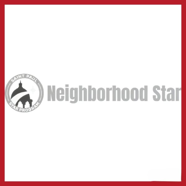 Saint Paul Neighborhood Star Program logo with a dome silhouette and a star.