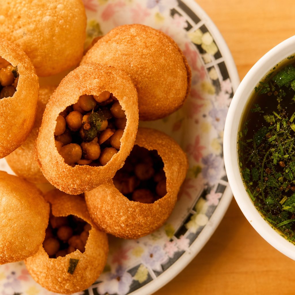Pani Puri (8 Pieces).