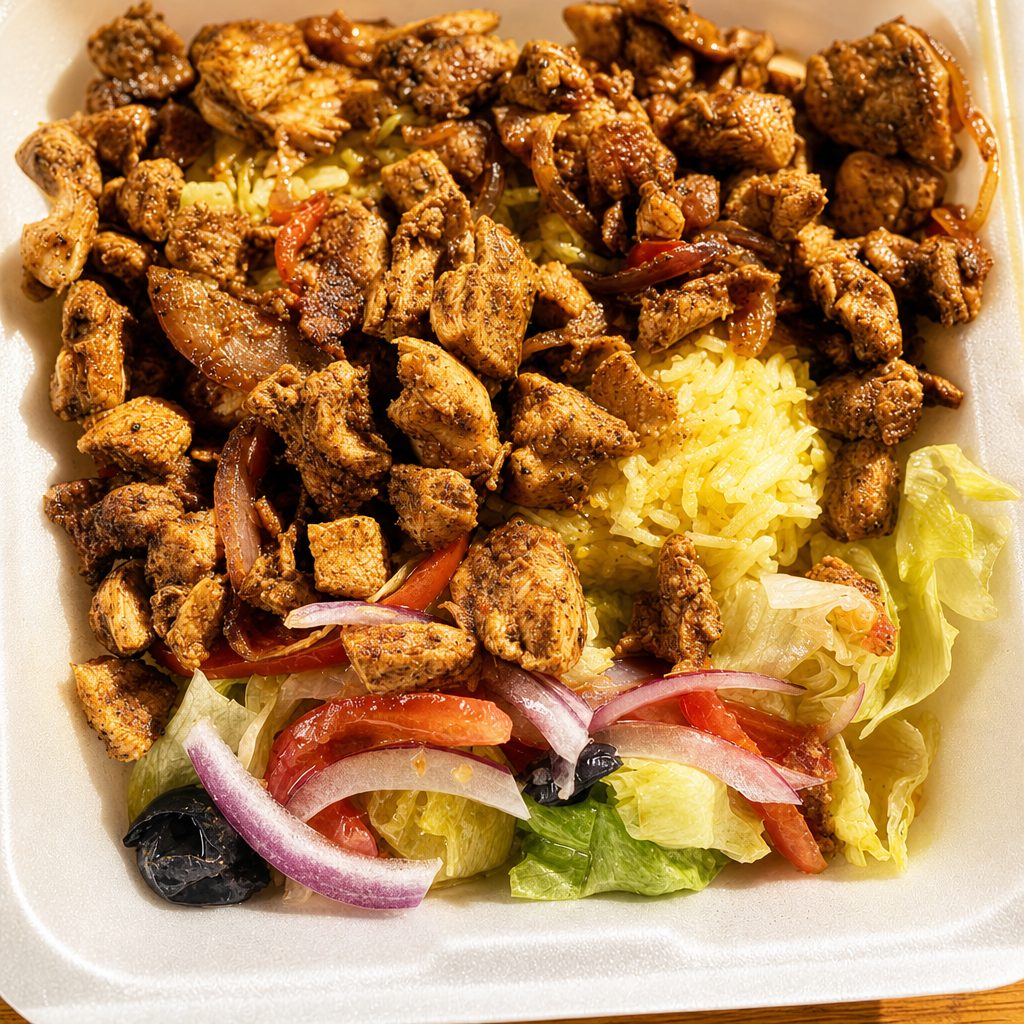 Chicken Shawarma Plate.