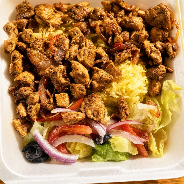 Chicken Shawarma Plate.