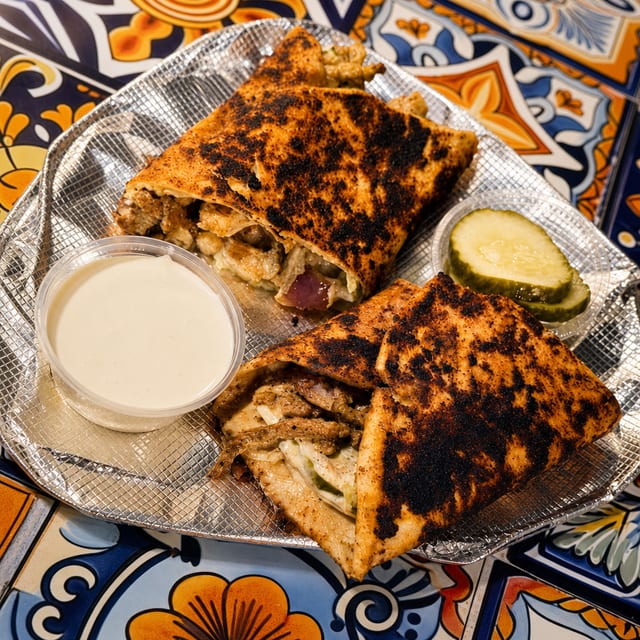 Viral Crispy Shawarma.