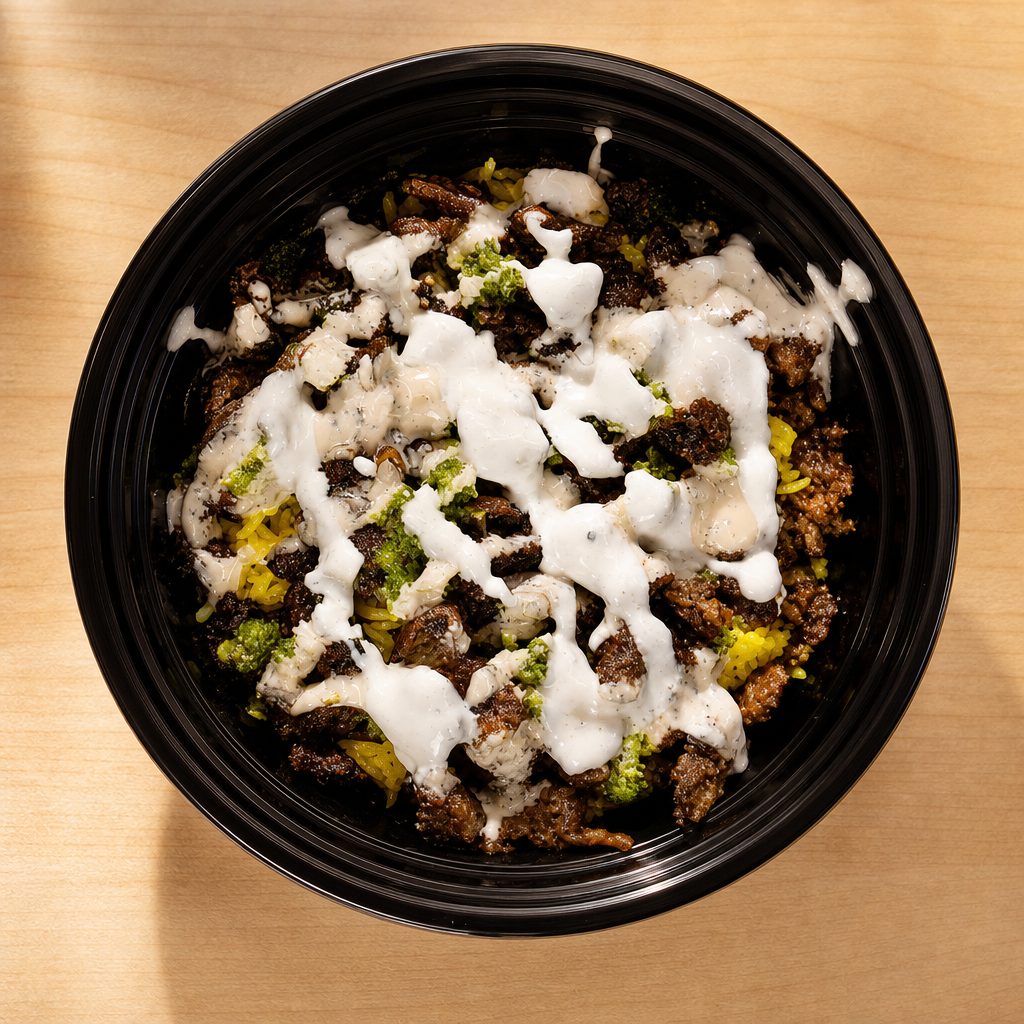 Beef Shawarma Plate.