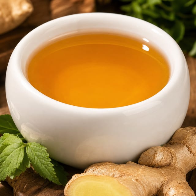 Ginger Lemon Mint Tea.